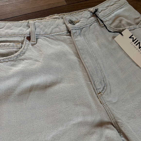 Dynamite Light Blue High Rise Women Jeans - Picture 4 of 8